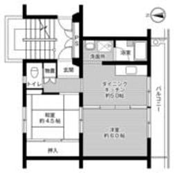 ビレッジハウス大塚台1号棟 (505号室)の物件間取画像